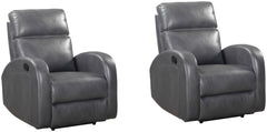 Covered in neutral Pebble Grey fabric and embellished with arched detail stitching, the Devin Manual Recliner features a latch-style handle that is easy-to-operate for the whole family.<br/><br/><b>Product Features</b><ul><li>Manual recline</li><li>High d