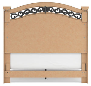 Glosmount - Two-tone - Queen Poster Bed
