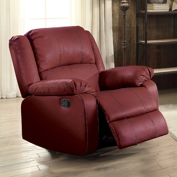 Zuriel - Motion Rocker Recliner - Red