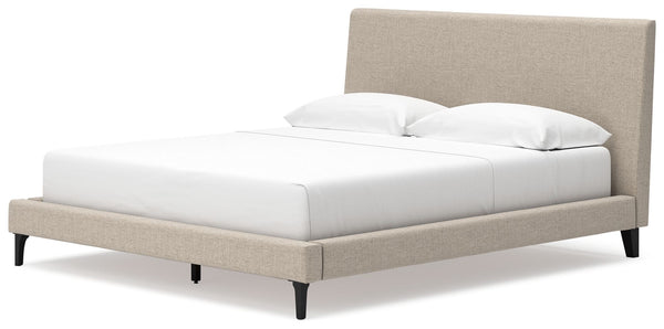 Cielden - Soft Gray - California King Upholstered Bed with Roll Slats