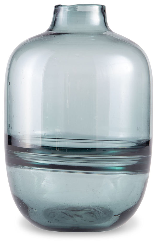 Polish off your patio dining table or office bookshelf with the unassuming-yet-impactful styling of this vase. Its teal finish provides an opaque pop of color to your contemporary decor. Subtle in design, use this vase to punctuate the end of a mantel. Or