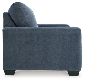 Rannis - Navy - Twin Sofa Sleeper