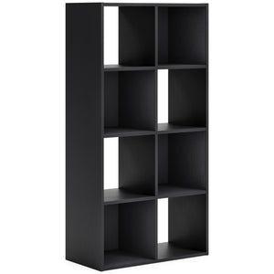 Matte black finish with subtle replicated wood grain.<br/><br/><b>Product Features</b><ul><li>Made with engineered wood (MDF/particleboard/plywood) and decorative laminate for the right balance of affordability and durability</li><li>Matte black finish wi