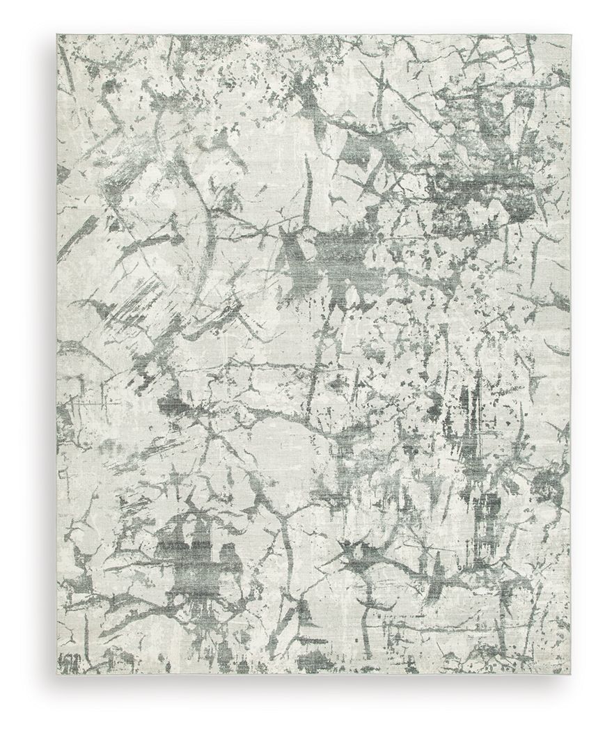 Make a statement that effortlessly complements your modern sensibilities. This rug adds an intentionally curated feel underfoot, with versatile shades of gray forming an intriguing abstract design. Crafted with comfort and convenience in mind, this soft f