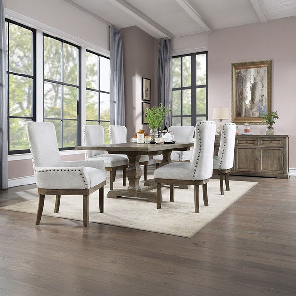 Landon - Side Chair (Set of 2) - Gray Linen