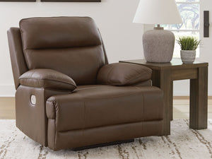  you-'ll experience unparalleled comfort as you effortlessly recline. The Easy Viewâ„¢ adjustable headrest puts you in the driver-'s seat for optimal TV viewing. And the recliner-'s sumptuous up