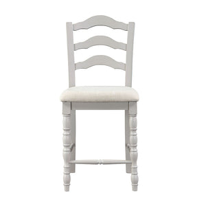 Bettina - Counter Height Table Set (5 Piece) - Beige Fabric