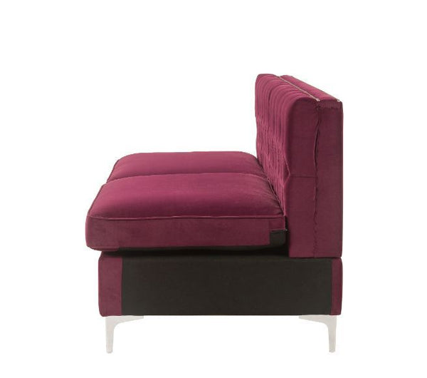 Jaszira - Sofa - Burgundy Velvet