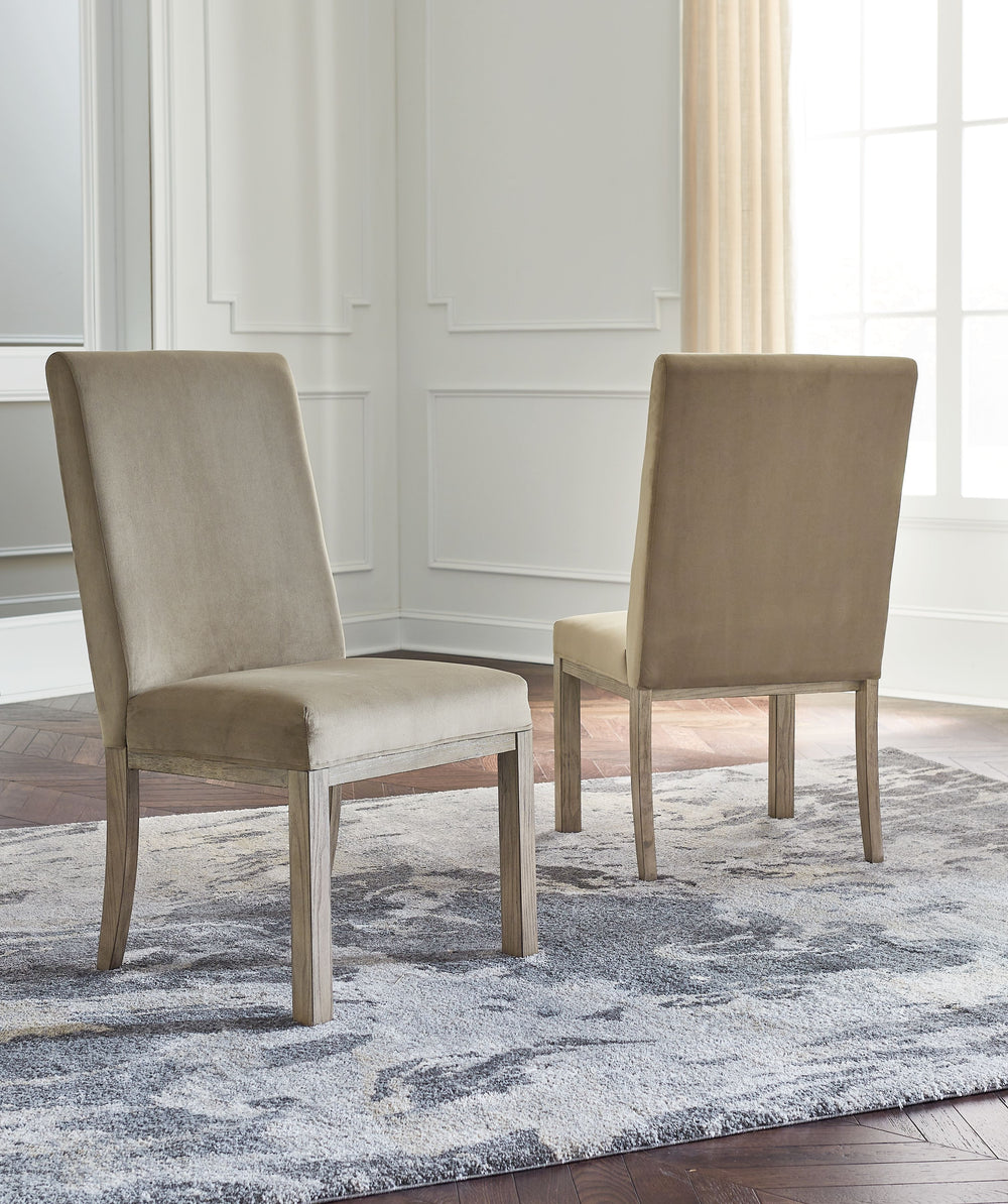 You want your dining room to reflect your refined sensibilities while remaining forward-thinking in design. The simple silhouette of this armless dining chair opens the door to a bedroom with the curated look and subtle flair you desire. The piece-'s eleg