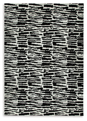 Revitalize your decor with this captivating rug. Infusing your surroundings with style, its abstract motif and rich neutral colors create the perfect pop of interest.<br/><br/><b>Product Features</b><ul><li>Made of polyester</li><li>Machine woven</li><li>