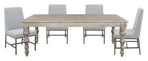  this table boasts a unique aesthetic with natural variations of color