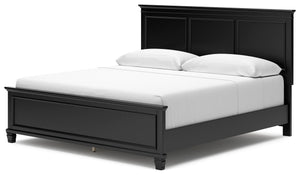 Lanolee - Black - King Panel Bed
