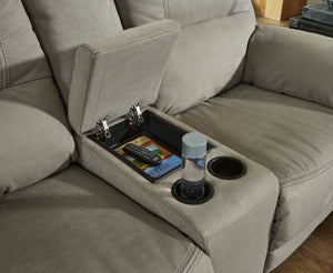 Next-Gen Gaucho - Putty - DBL Rec Loveseat w/Console