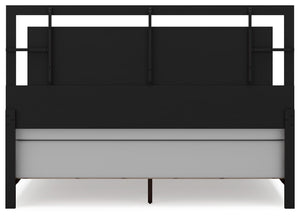 Covetown - Dark Brown - King Panel Bed
