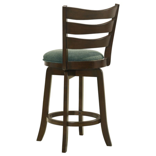 Murphy - Wood Counter Height Swivel Bar Chair - Hunter Green