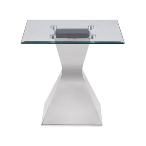 it features a square top with a beveled edge