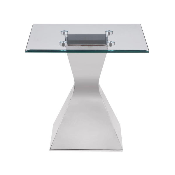  it features a square top with a beveled edge