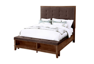 The Cagney Storage Bed in Chestnut Brown is a perfect fusion of durability, elegance, and practicality. This meticulously crafted bed features a solid Rubberwood frame, enhanced with premium engineered woods and authentic Acacia wood veneers, ensuring bot