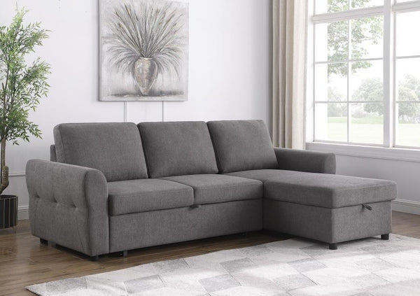  this sleeper sectional checks all the boxes of convenience and style. Ro