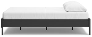 Socalle - Black - Queen Platform Bed
