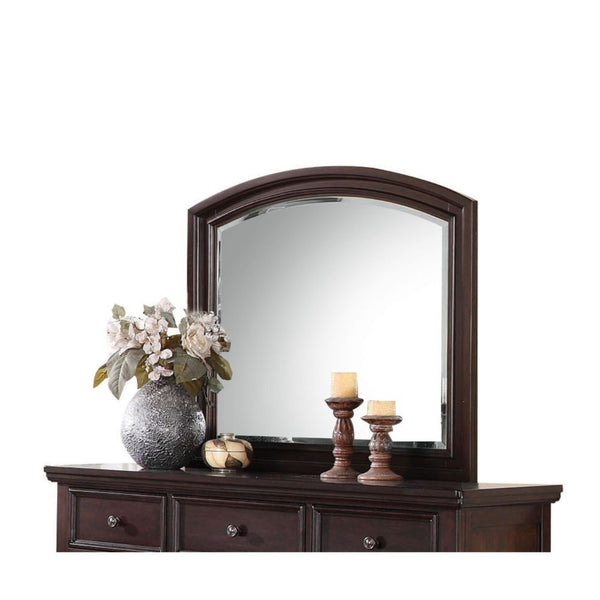 Mirror Beveled<br/><br/><b>Product Features</b><ul><li>Mirror Beveled</li><li>Case: 1Pc/1Ctn</li><li>Finish: Dark Walnut</li><li>Style: Traditional</li><li>Materials: Wood, Mirror, Veneer (Wood), Composite Wood</li></ul><br/>