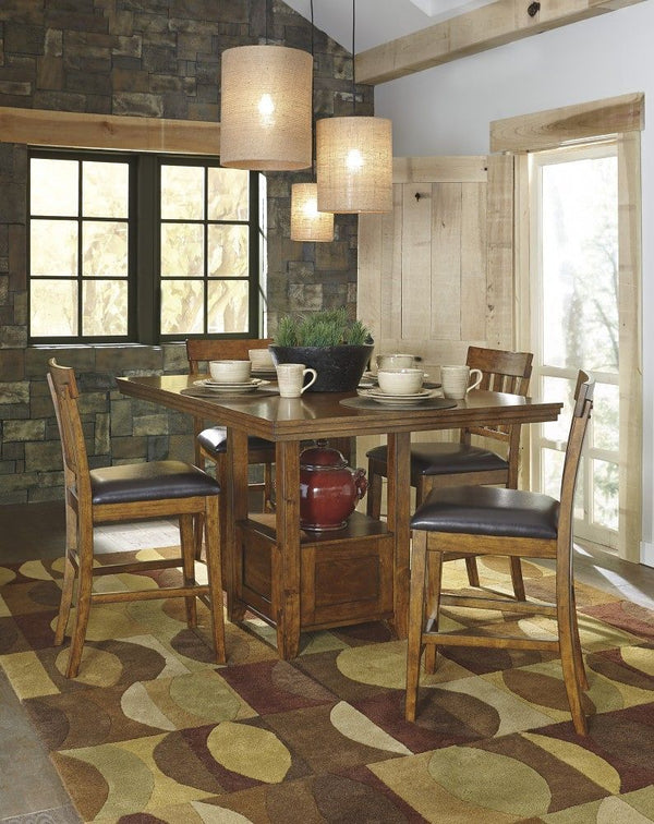 Ralene - Light Brown - 5 Pc. - Counter Extension Table
