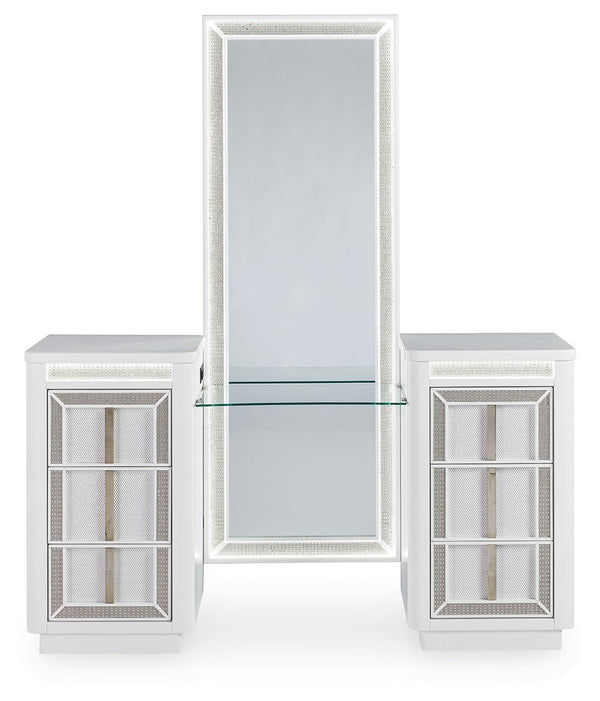 Chalanna - White - Vanity With Mirror