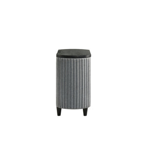  itâ€™s sleek and durable. The Onyx Black finish with gray glazing enhances the wood grain for a luxe look. Curved 