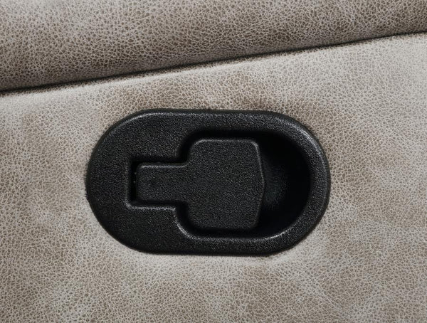 Greer - Upholstered Motion Reclining Sofa - Taupe