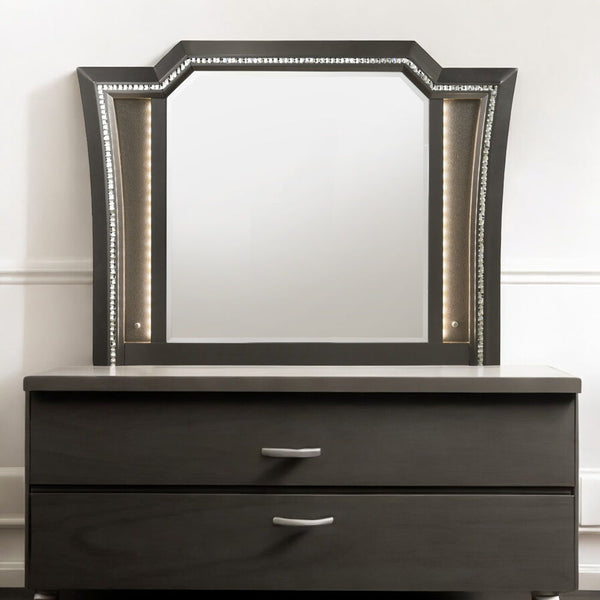 Kaitlyn - Mirror - Metallic Gray