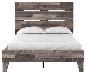 Neilsville - Multi Gray - Full Panel Platform Bed