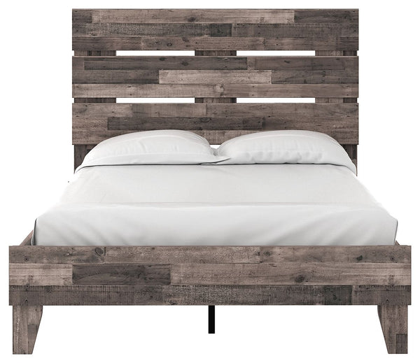 Neilsville - Multi Gray - Full Panel Platform Bed