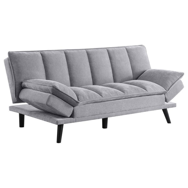 Laredo - Upholstered Tufted Convertible Sofa Bed - Gray