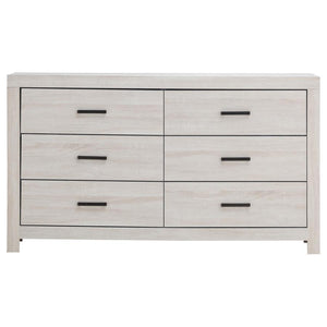 Brantford - 6-Drawer Dresser - Coastal White
