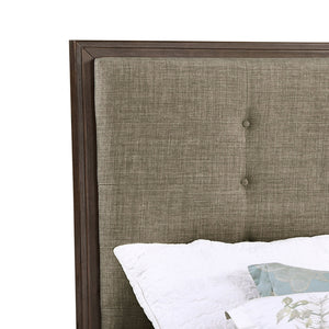  making it an exceptional centerpiece for any bedroom. This meticulously crafted bed includes a button-tufted upholstered panel headboard