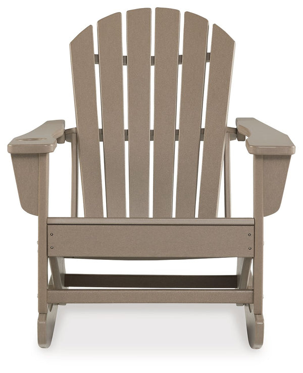  the chairâ€™s slatted styling