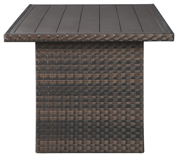 Easy Isle - Dark Brown / Beige - RECT Multi-Use Table