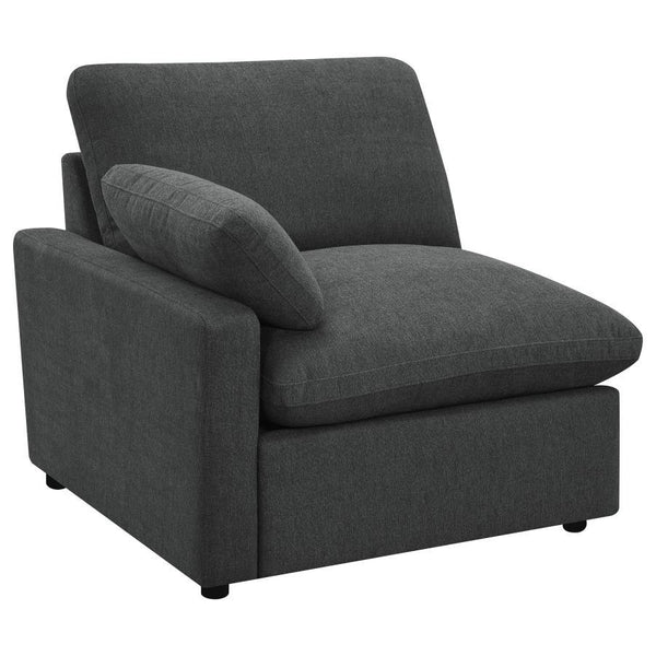Collins - Modular Power Sofa - Dark Gray