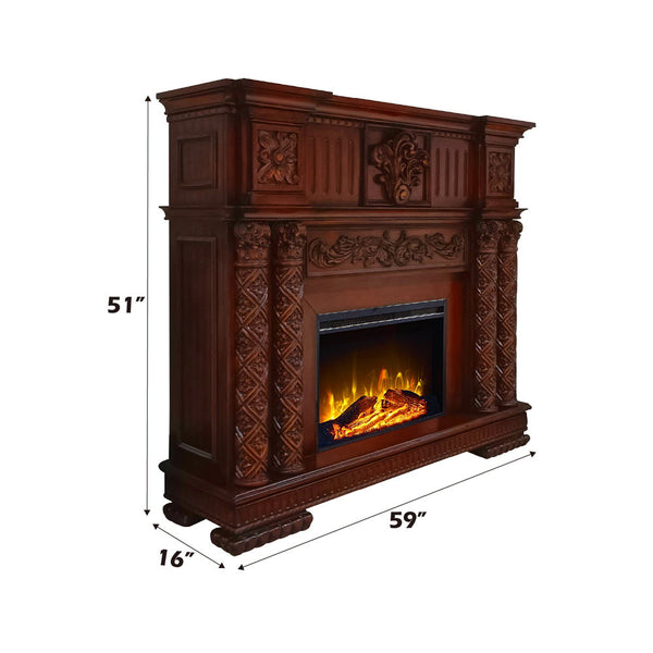 Vendom - Fireplace - Cherry Finish