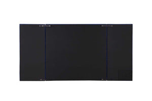 Damazy - Queen Bed - Blue Velvet