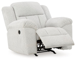  ultra-soft upholstery keeps you cozy as you lounge solo. In a neutral hue