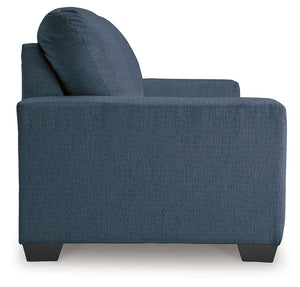 Rannis - Navy - Full Sofa Sleeper