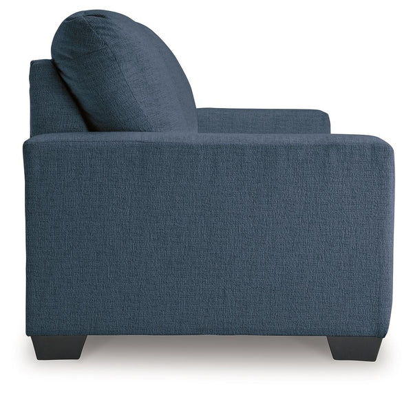 Rannis - Navy - Full Sofa Sleeper