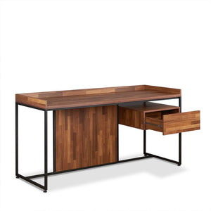  the Sara collection will be the perfect solution for your home office needs. Spacious and stylish are constructed by its sandy black metal sled base