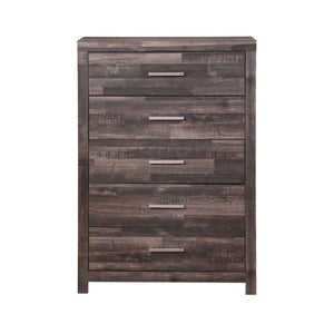 5 Drw Case-Sled Wooden Frame with Plank Pattern Wooden Sled Base Shape: Rectangular<br/><br/><b>Product Features</b><ul><li>Case: 1Pc/1Ctn</li><li>Finish: Dark Cherry</li><li>Style: Transitional</li><li>Materials: Wood, Veneer, Composite Wood</li></ul><br