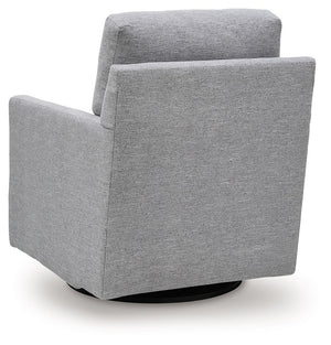 Freybourne Next-Gen Nuvella - Pewter - Swivel Accent Chair