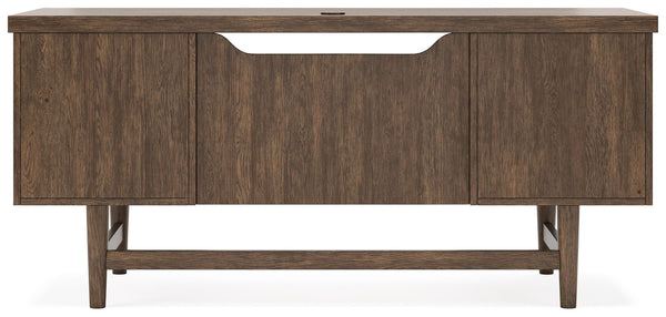 Austanny - Warm Brown - 3 Pc. - Home Office Desk
