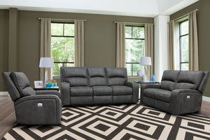 Polaris - Power Recliner (Set of 2) - Slate