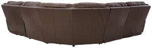 Dunleith - Chocolate - Power Sectional 5 Pc