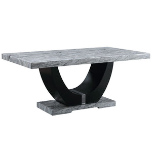  engineered stone top with a U-shaped base